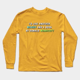 Biscuit and a book Long Sleeve T-Shirt